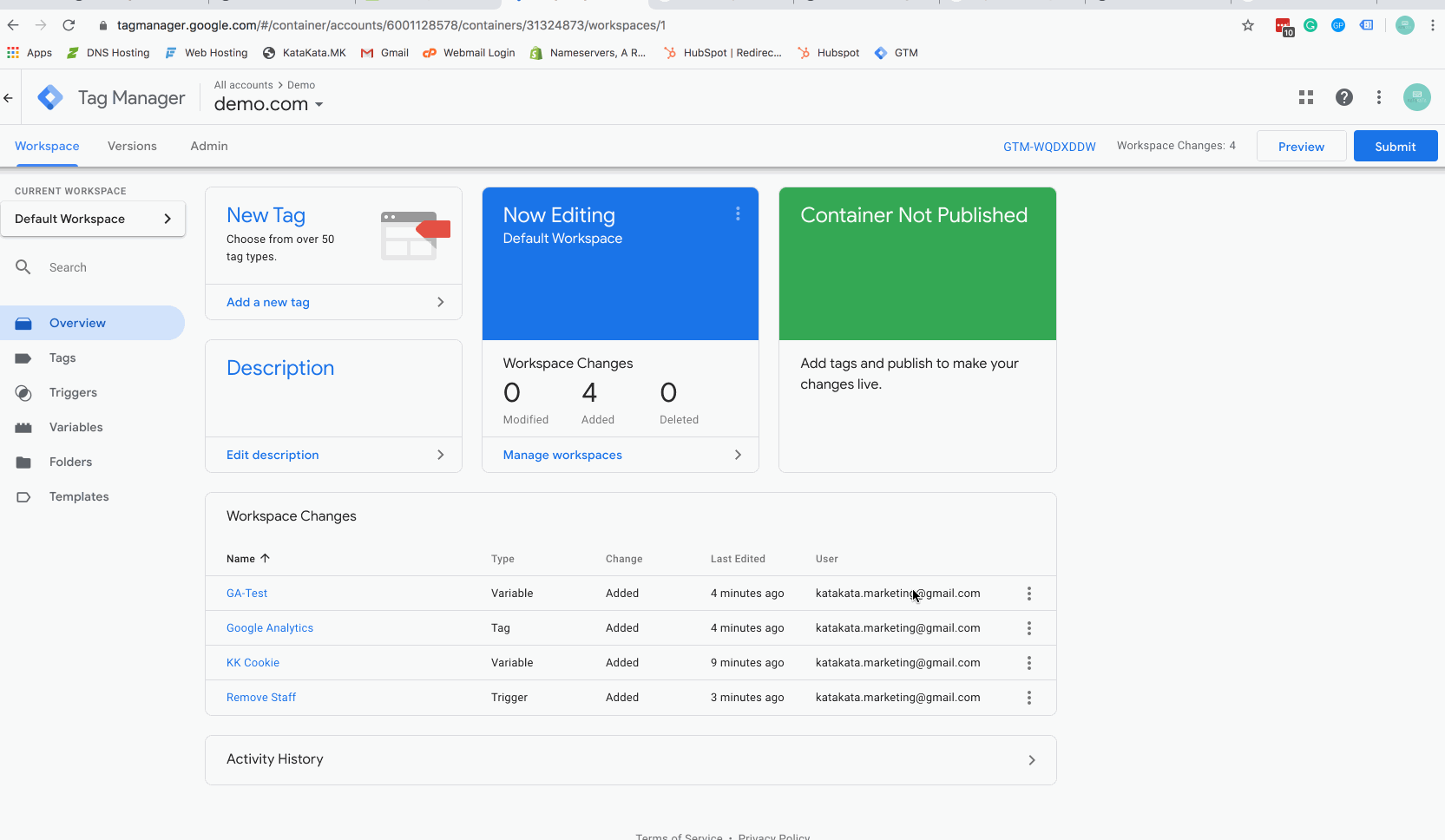 Remove staff from Google Analytics via Google Tag Manager